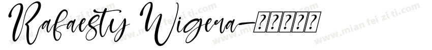 Rafaesty Wigera字体转换